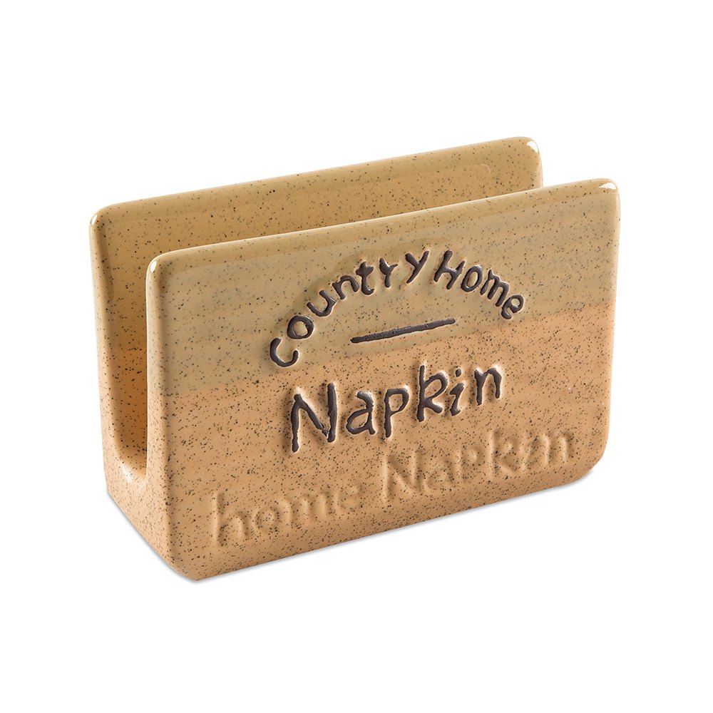 Country Home Ceramic Napkin Holder