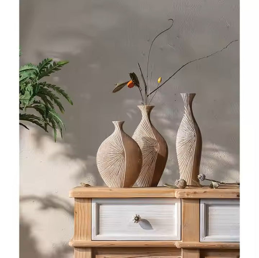 Textured Ceramic Vase - small