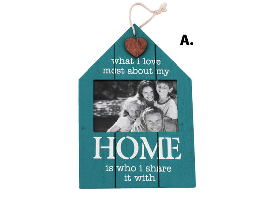 House-Shaped Wooden Photo Frame