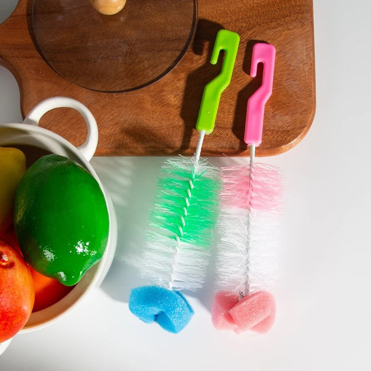 Bottle Cleaning Brush with Foam Tip