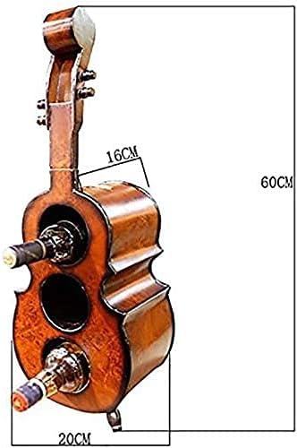 Violin-Shaped Wine Rack Holder