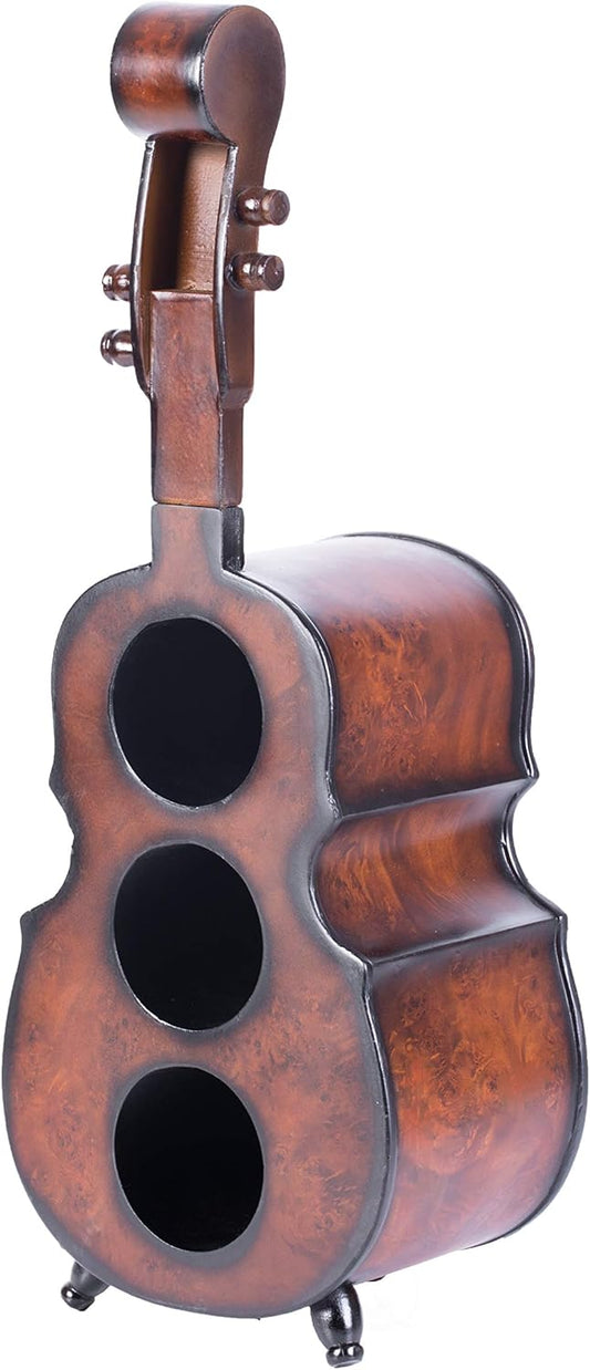 Violin-Shaped Wine Rack Holder