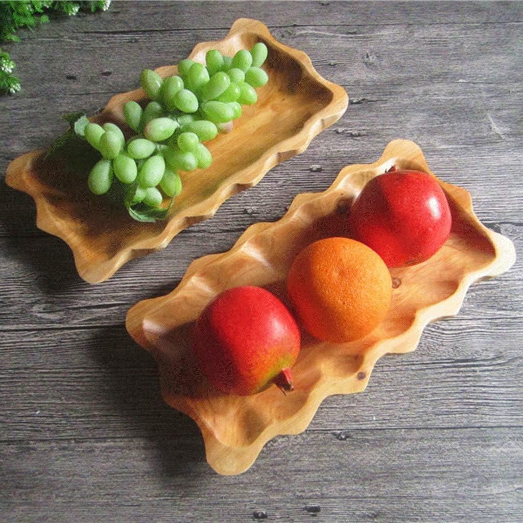 Handcrafted Wavy Edge Wooden Tray