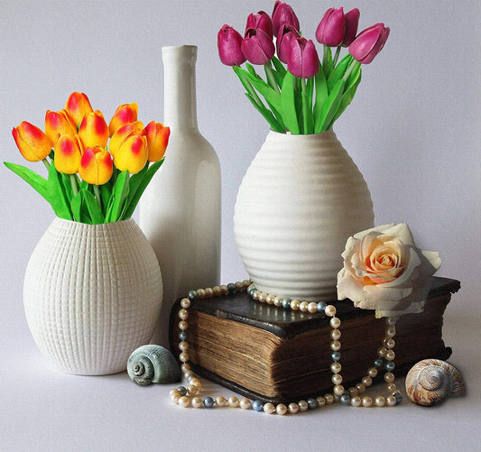 Artificial Tulips (9 stems)
