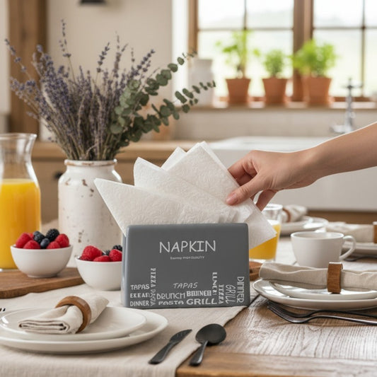 Ceramic Napkin Holder – Typography Design