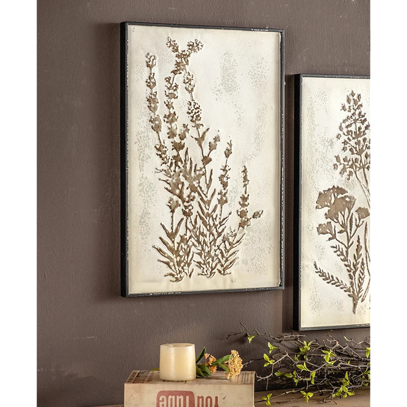 Elegant Wildflower Wall Art Panel (Right)