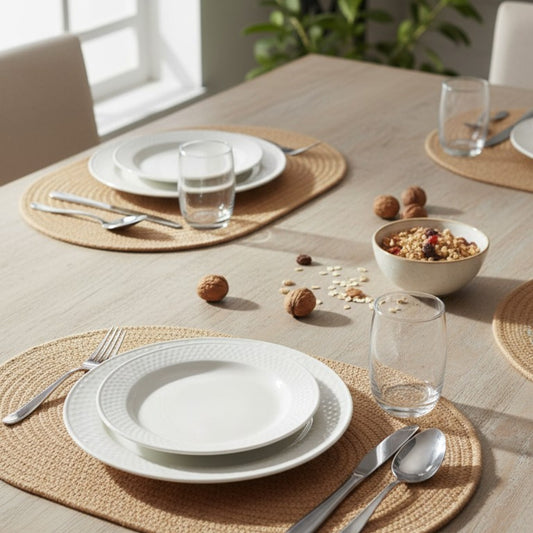 Oval Woven Natural Fiber Placemats