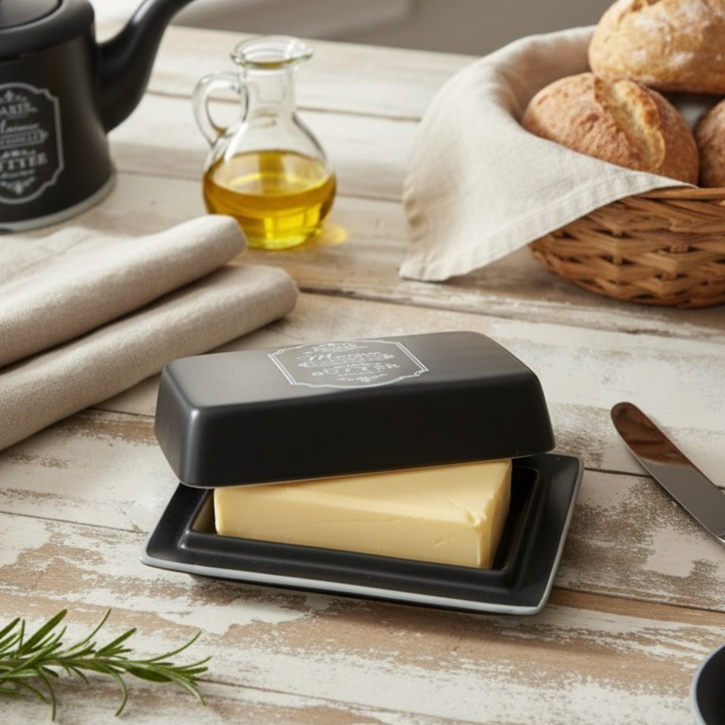 Paris Maison Butter Dish – Enamel