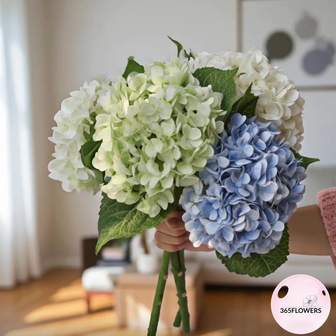Artificial Hydrangea Flower Stem