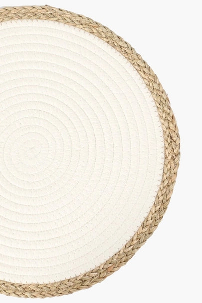 Two-Tone Braided Jute Placemat
