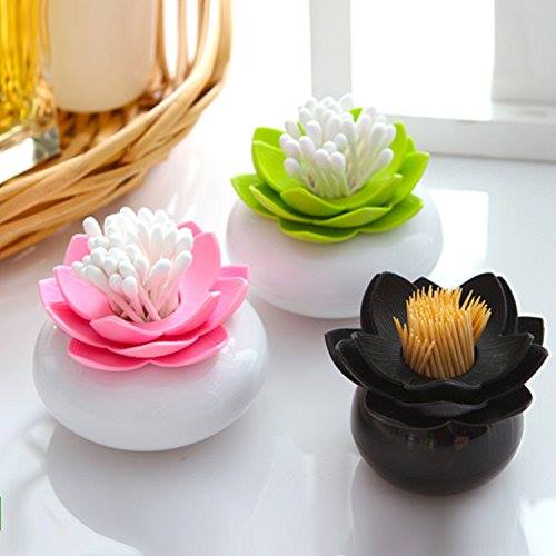 Lotus Flower Cotton Swab / Toothpick Holders