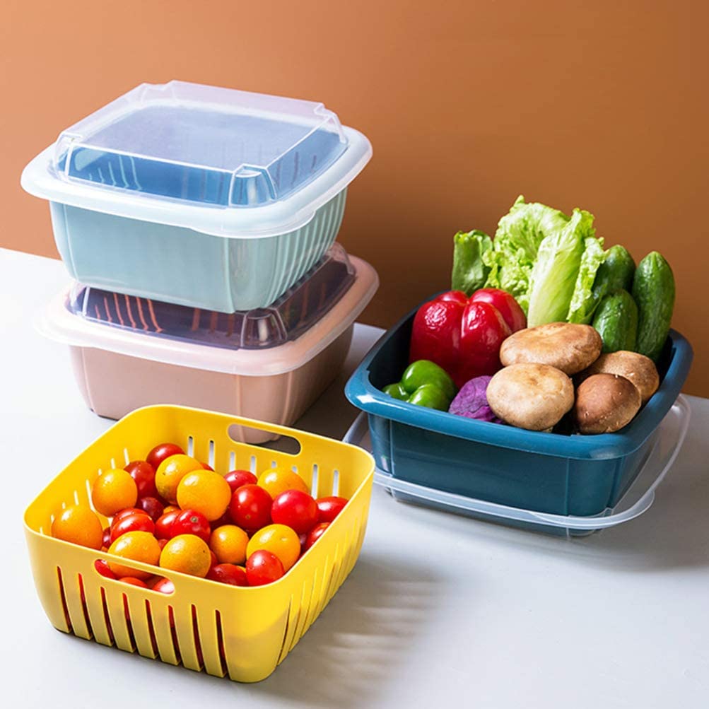 Multi-Layer Fridge Storage Basket Set