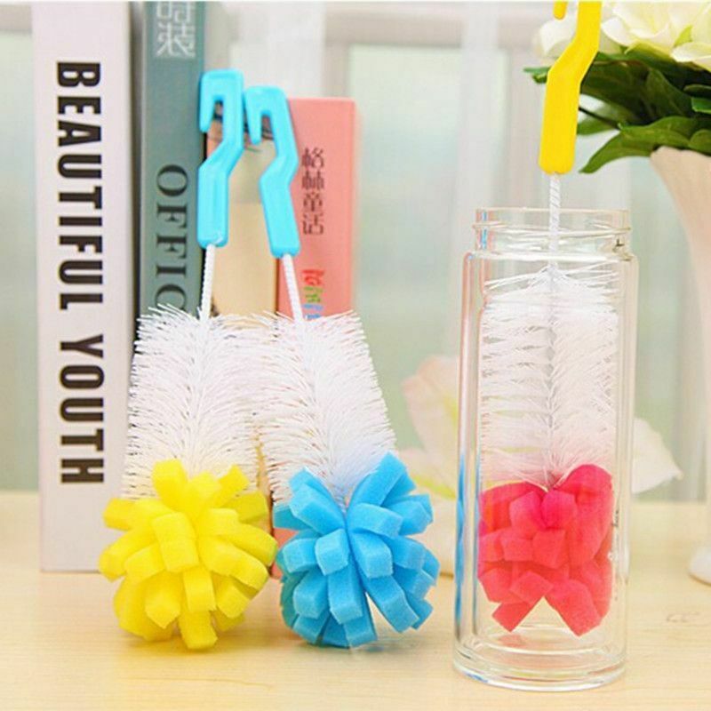 Bottle Cleaning Brush with Foam Tip