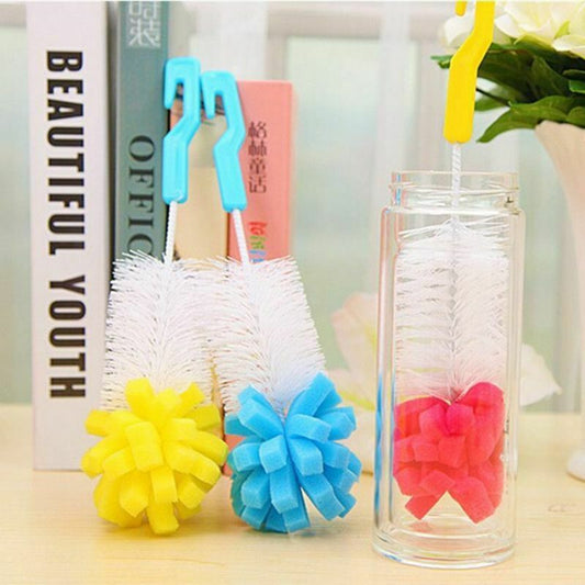 Bottle Cleaning Brush with Foam Tip