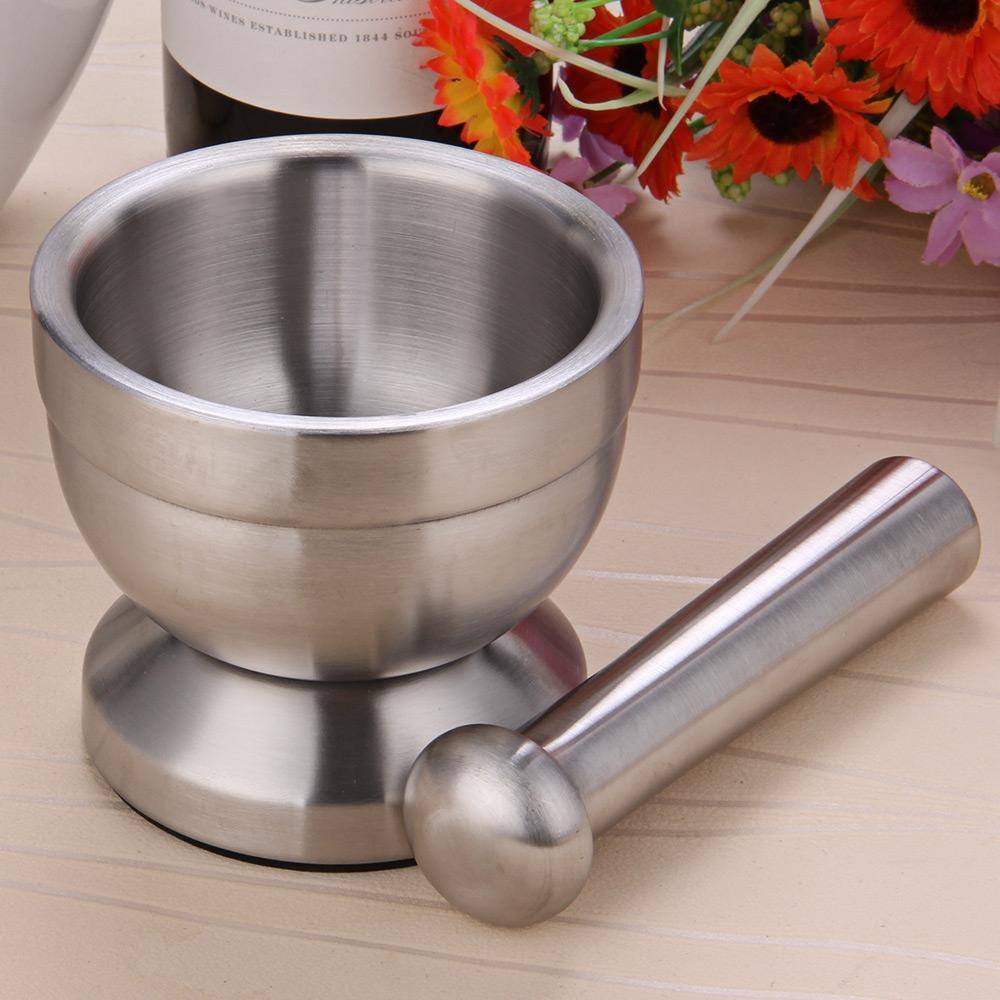 Stainless Steel Mortar & Pestle Set
