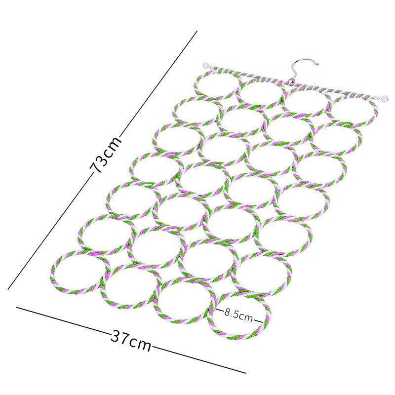 Multi-Ring Scarf Organizer