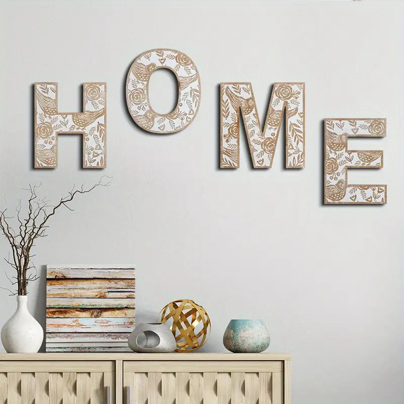 HOME - Farmhouse Decorative Wall Letters Set