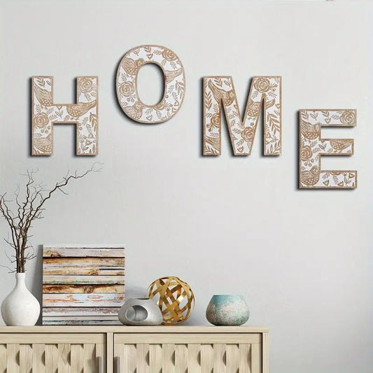 HOME - Farmhouse Decorative Wall Letters Set
