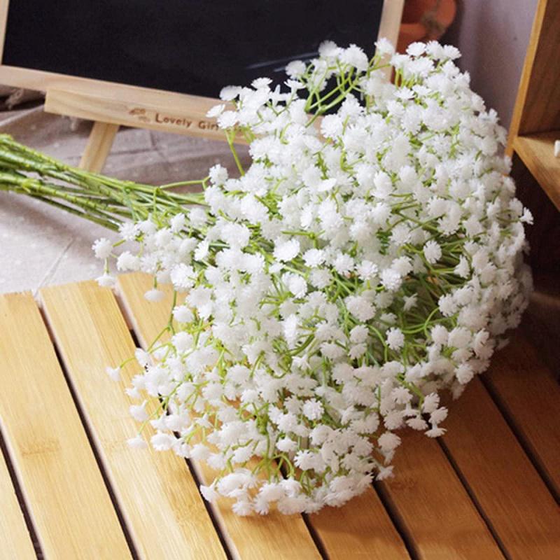 White Artificial Baby’s Breath Flower 2 stems