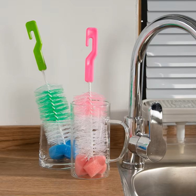 Bottle Cleaning Brush with Foam Tip