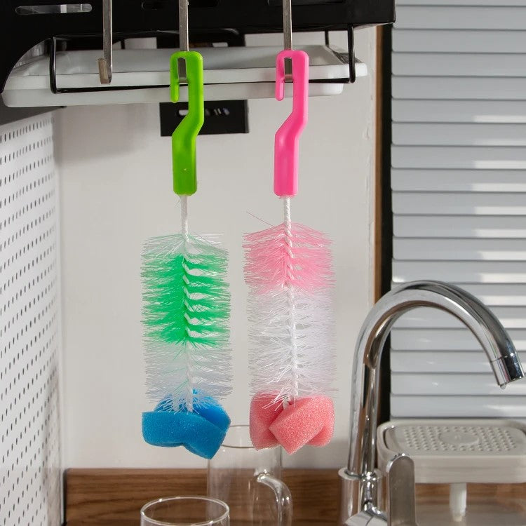 Bottle Cleaning Brush with Foam Tip