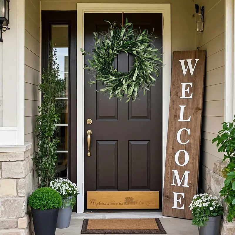 Colorful Vertical Welcome Porch Sign
