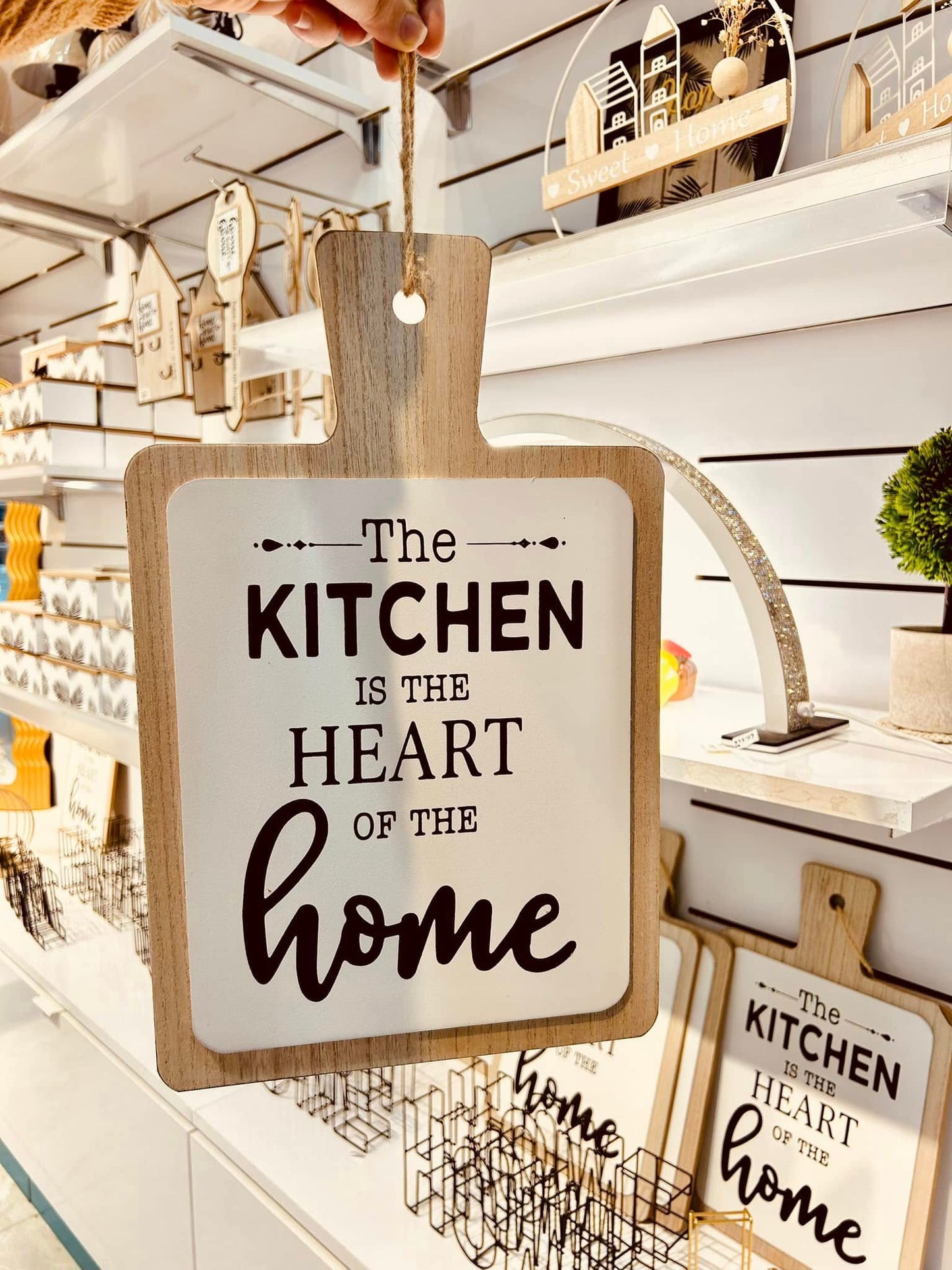 Kitchen Quote Paddle Board Hanging Sign