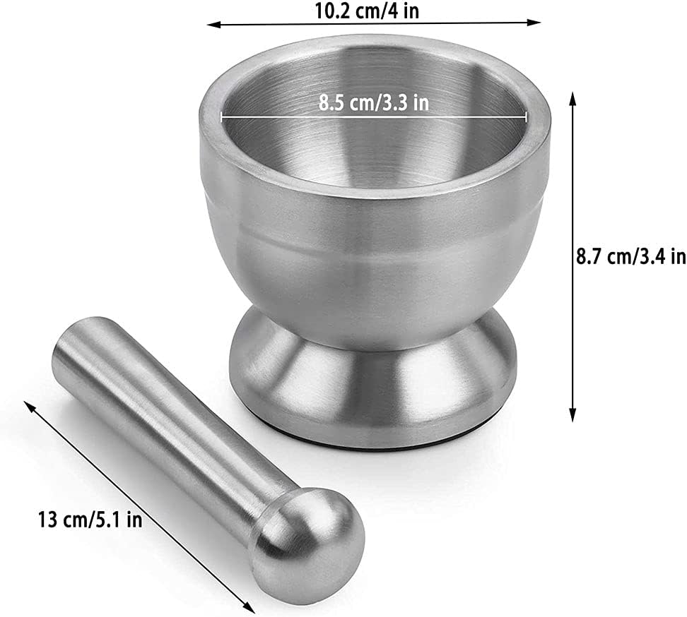 Stainless Steel Mortar & Pestle Set