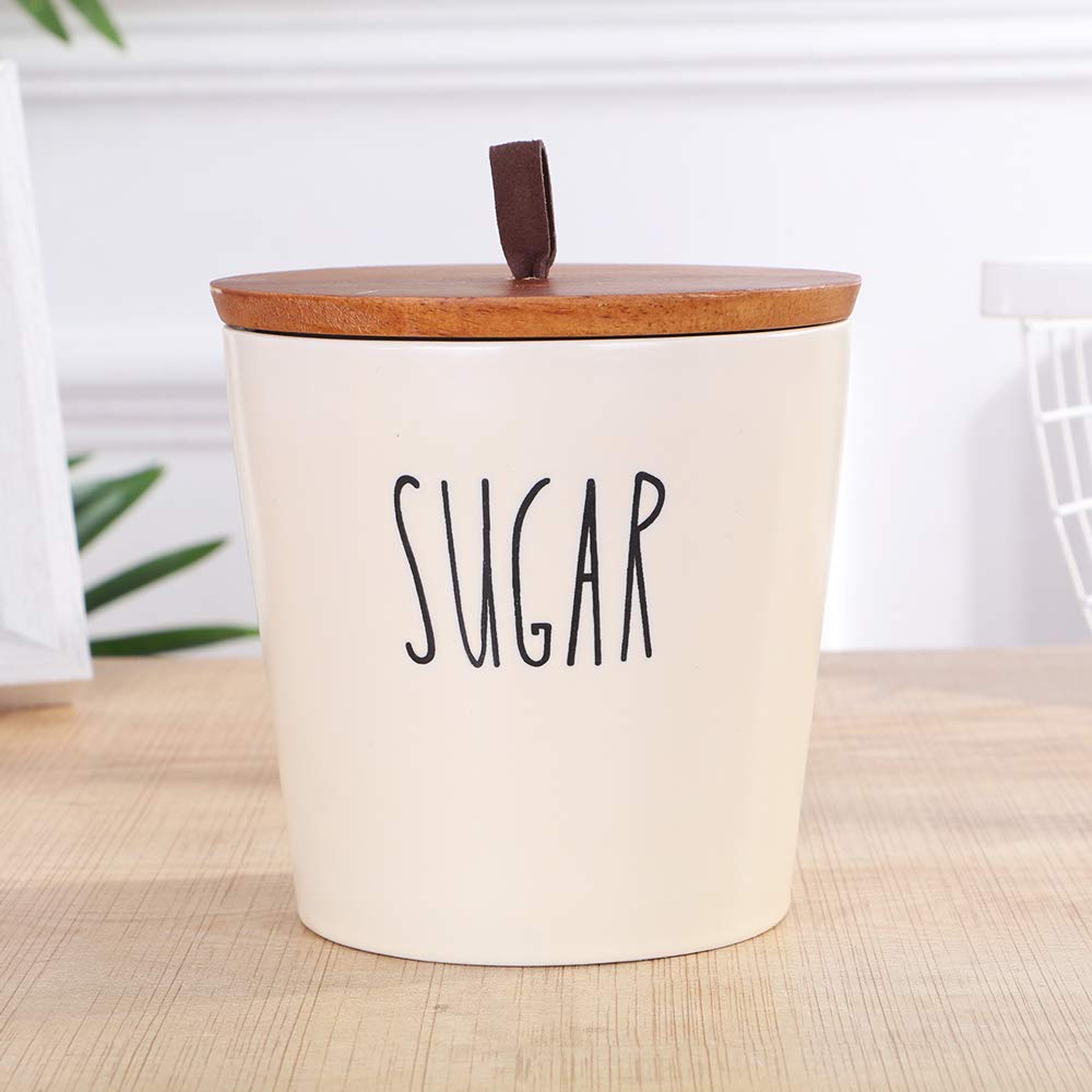 3-Piece Minimalist Canister Set – Sugar, Coffee & Tea