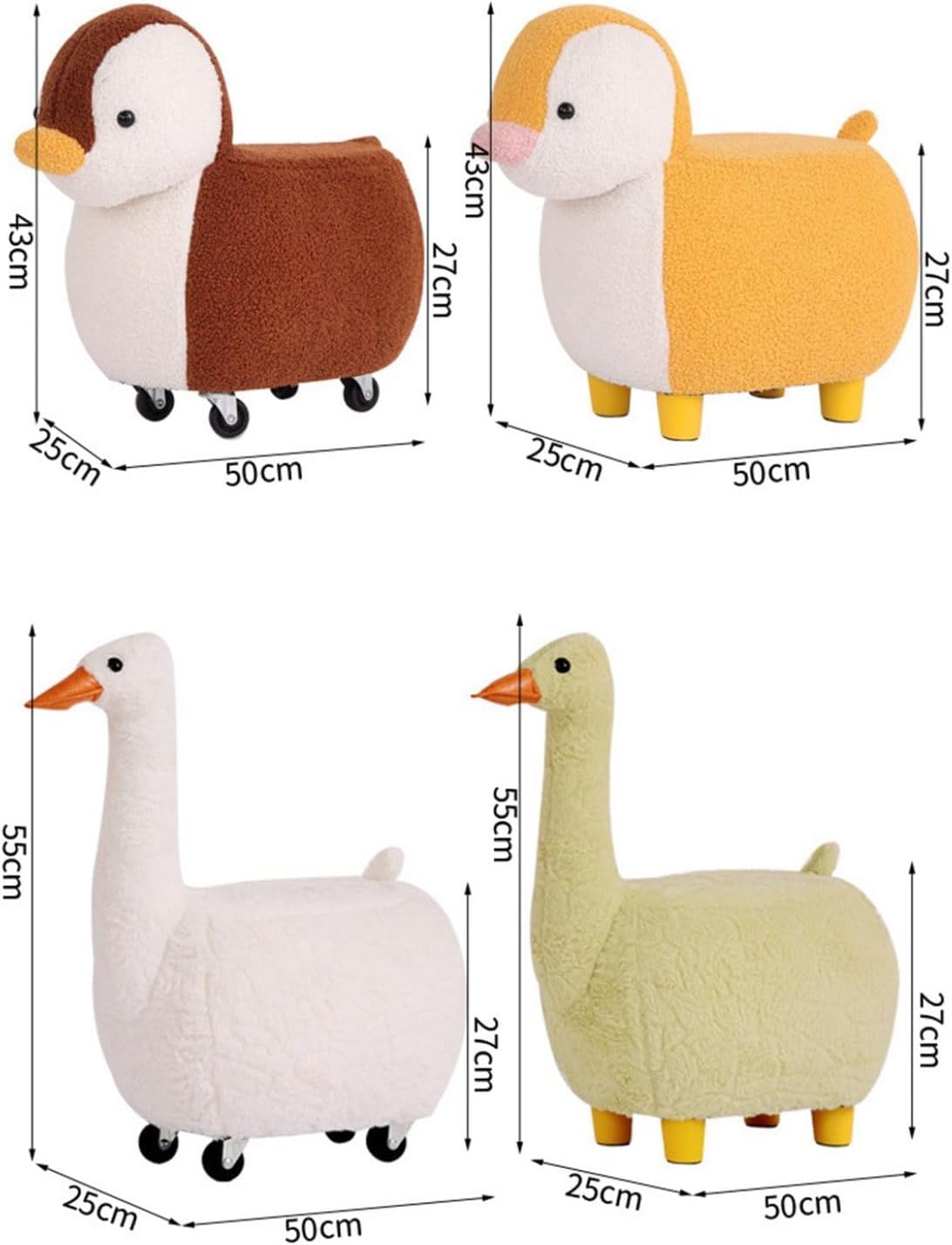 Kids Ottoman - with Wheels