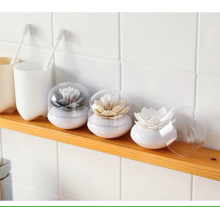 Lotus Flower Cotton Swab / Toothpick Holders