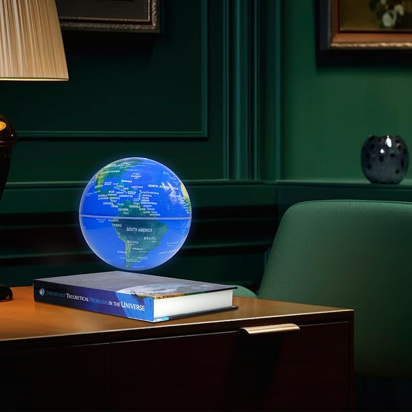 Levitating Globe with Magnetic Base