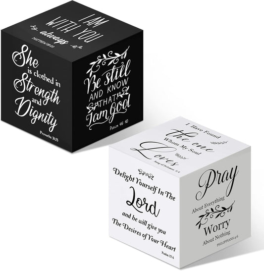 Christian Wooden Quote Blocks