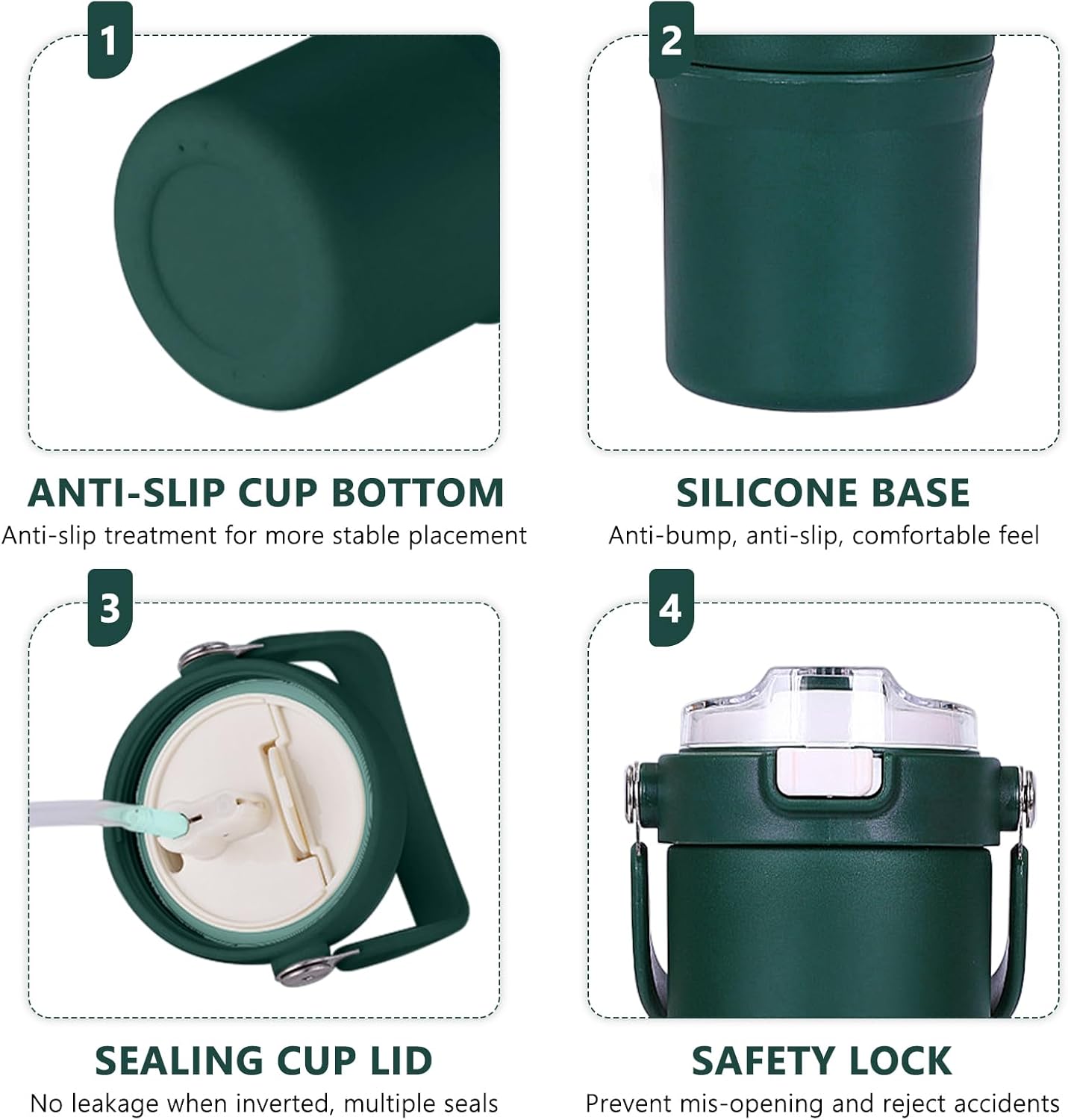 DODGE Portable Thermos Tumbler – Insulated Travel Mug (316 stainless steel)