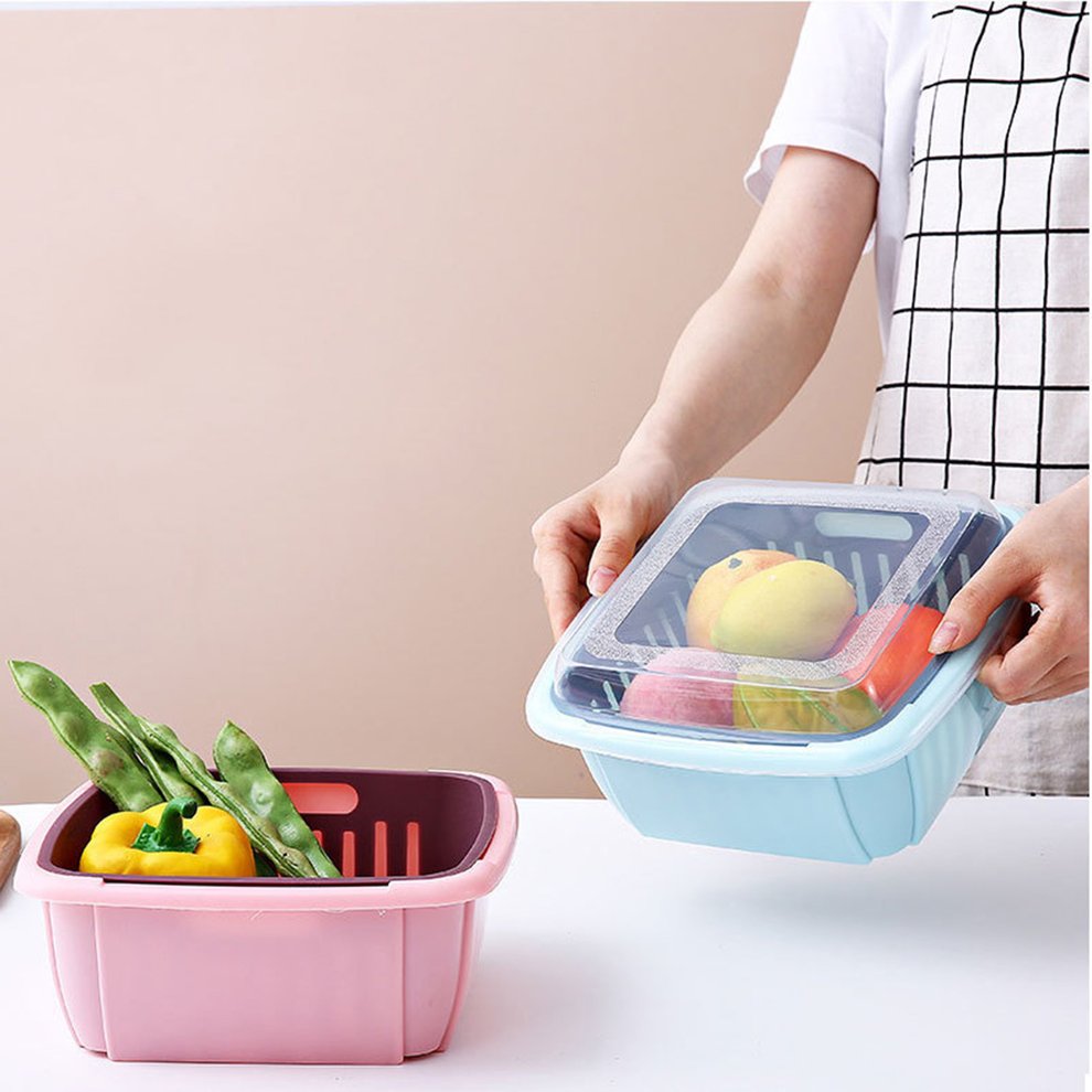 Multi-Layer Fridge Storage Basket Set