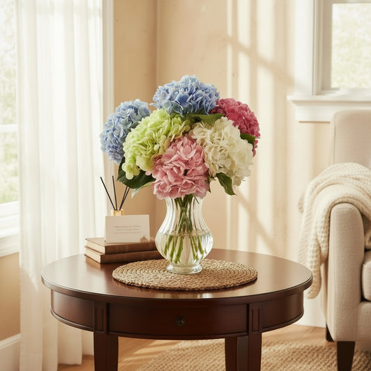 Artificial Hydrangea Flower Stem