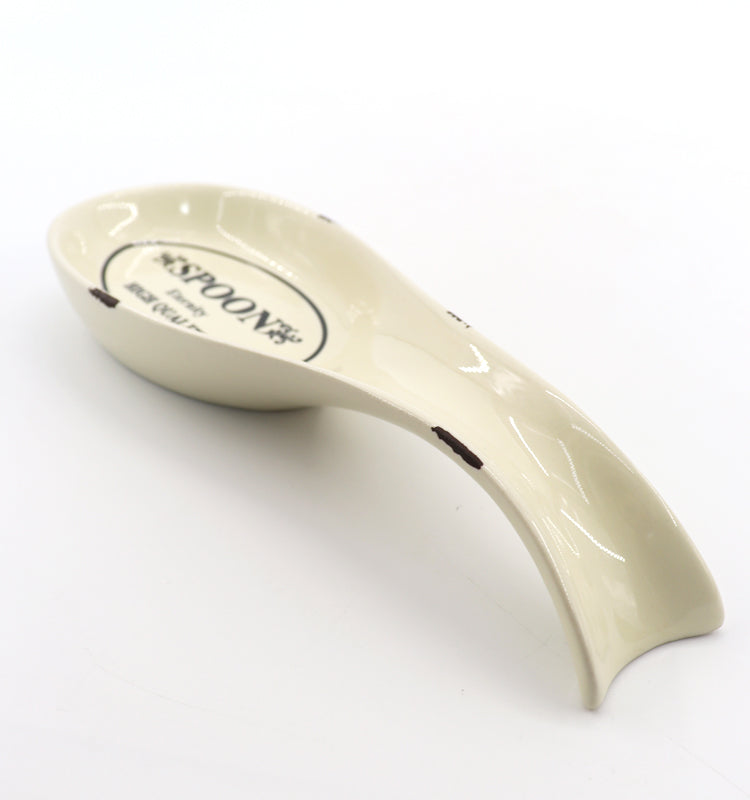 Artistic Glazed Ceramic Spoon Rest