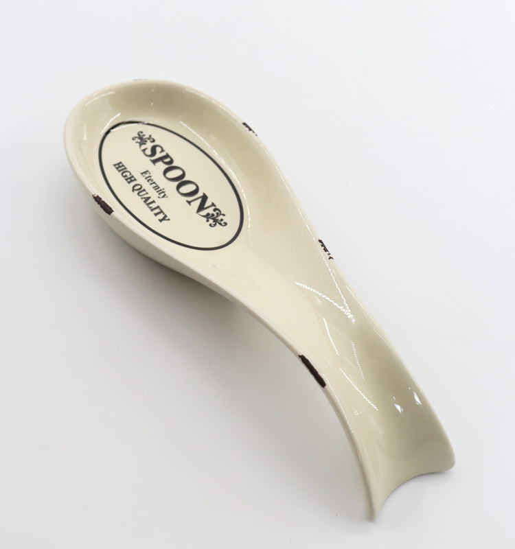 Artistic Glazed Ceramic Spoon Rest