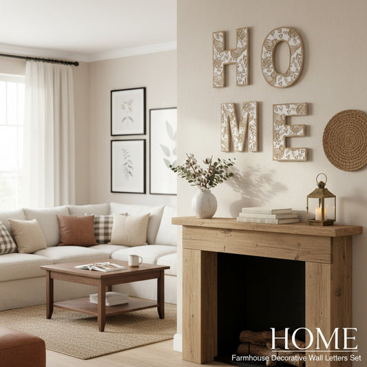 HOME - Farmhouse Decorative Wall Letters Set