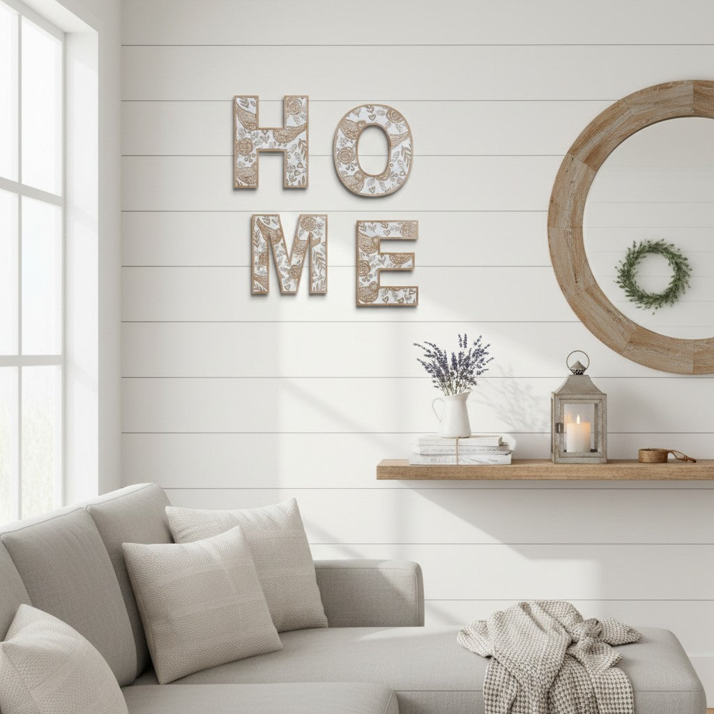 HOME - Farmhouse Decorative Wall Letters Set