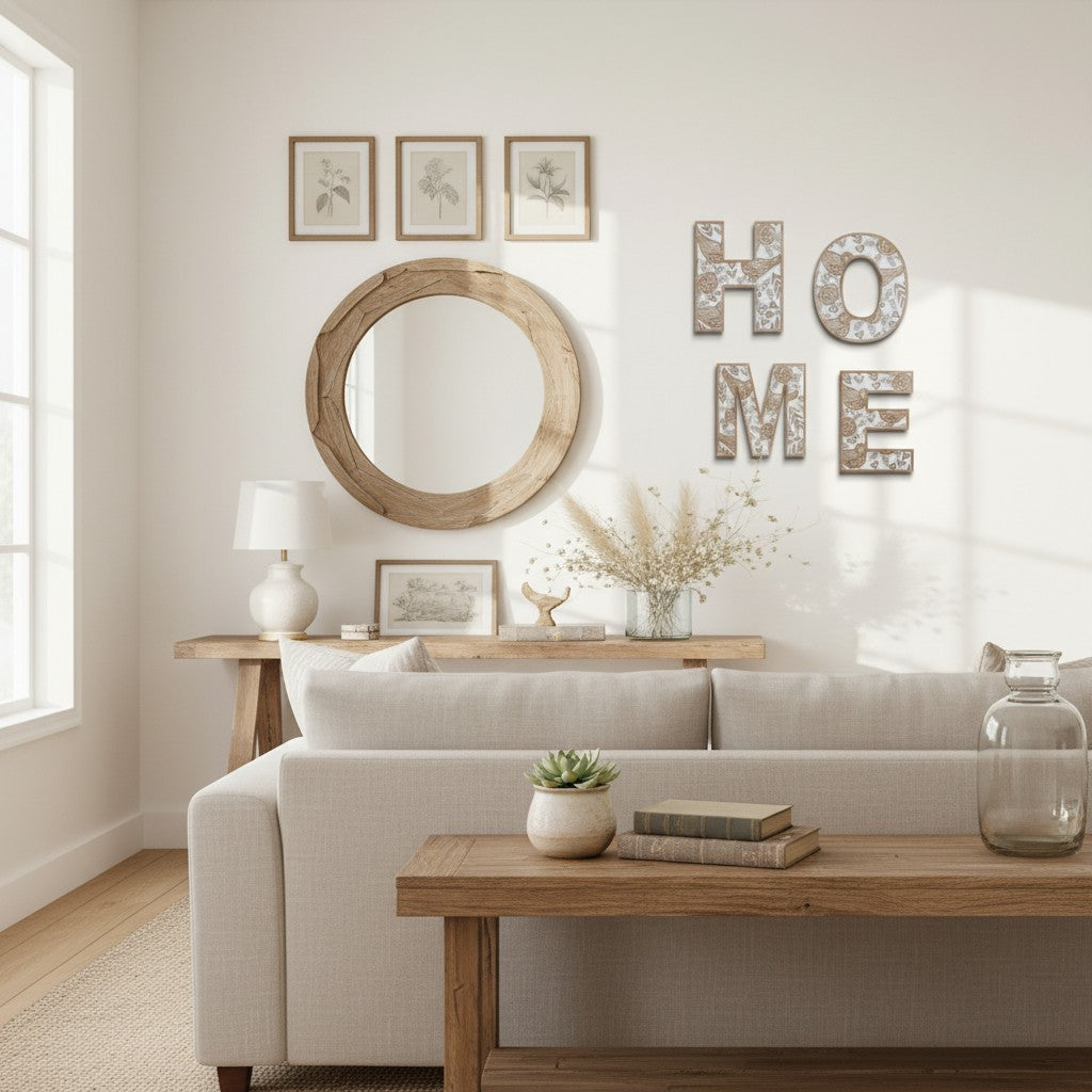 HOME - Farmhouse Decorative Wall Letters Set