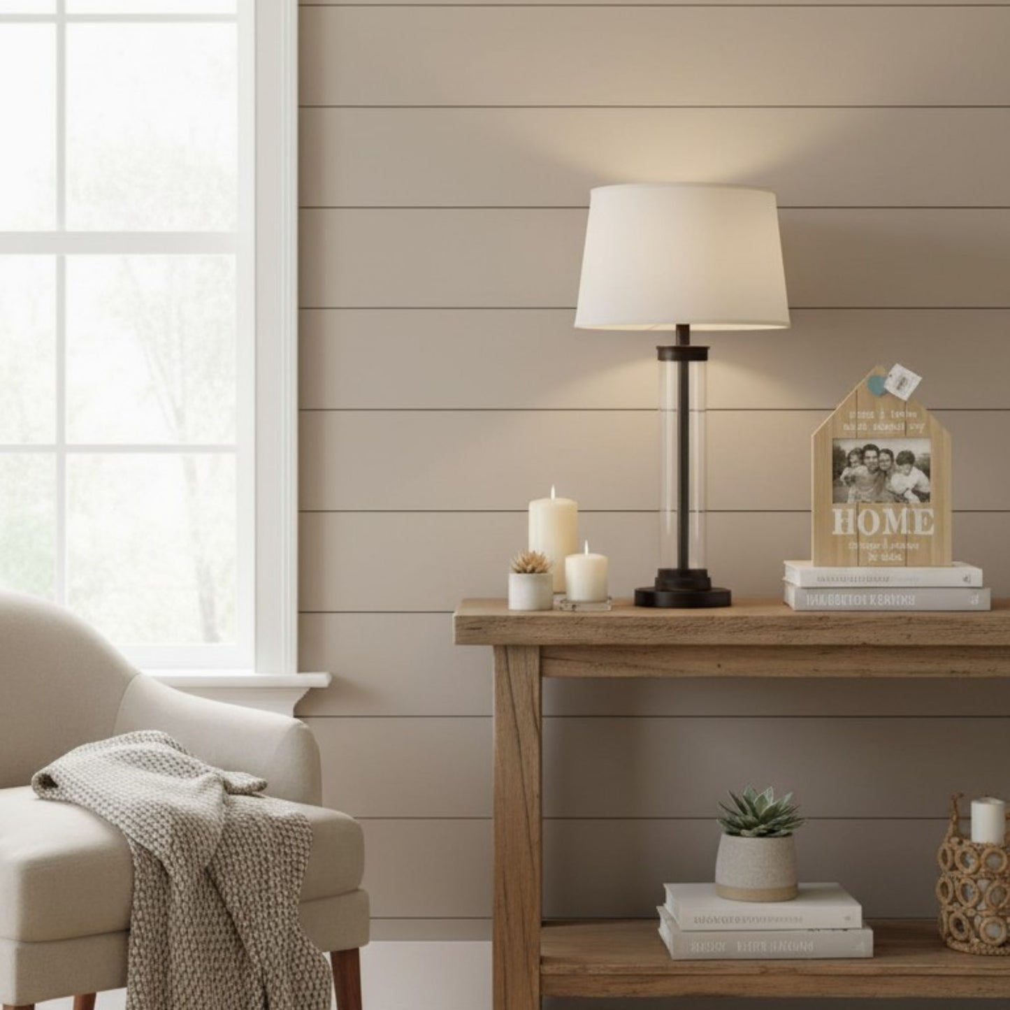 House-Shaped Wooden Photo Frame