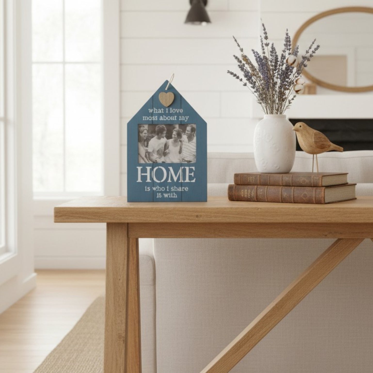 House-Shaped Wooden Photo Frame