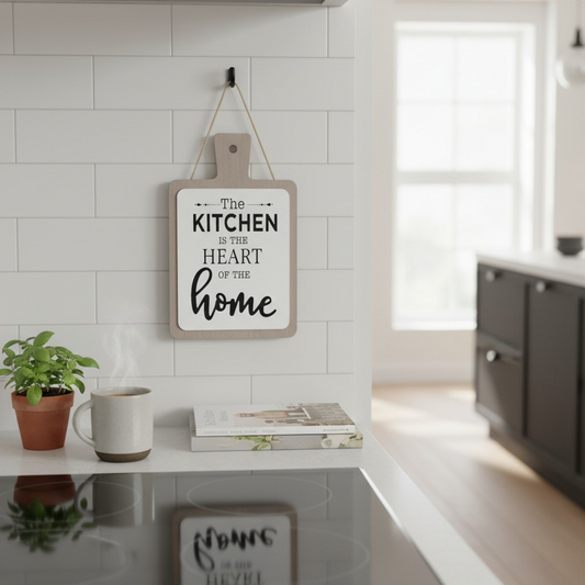 Kitchen Quote Paddle Board Hanging Sign