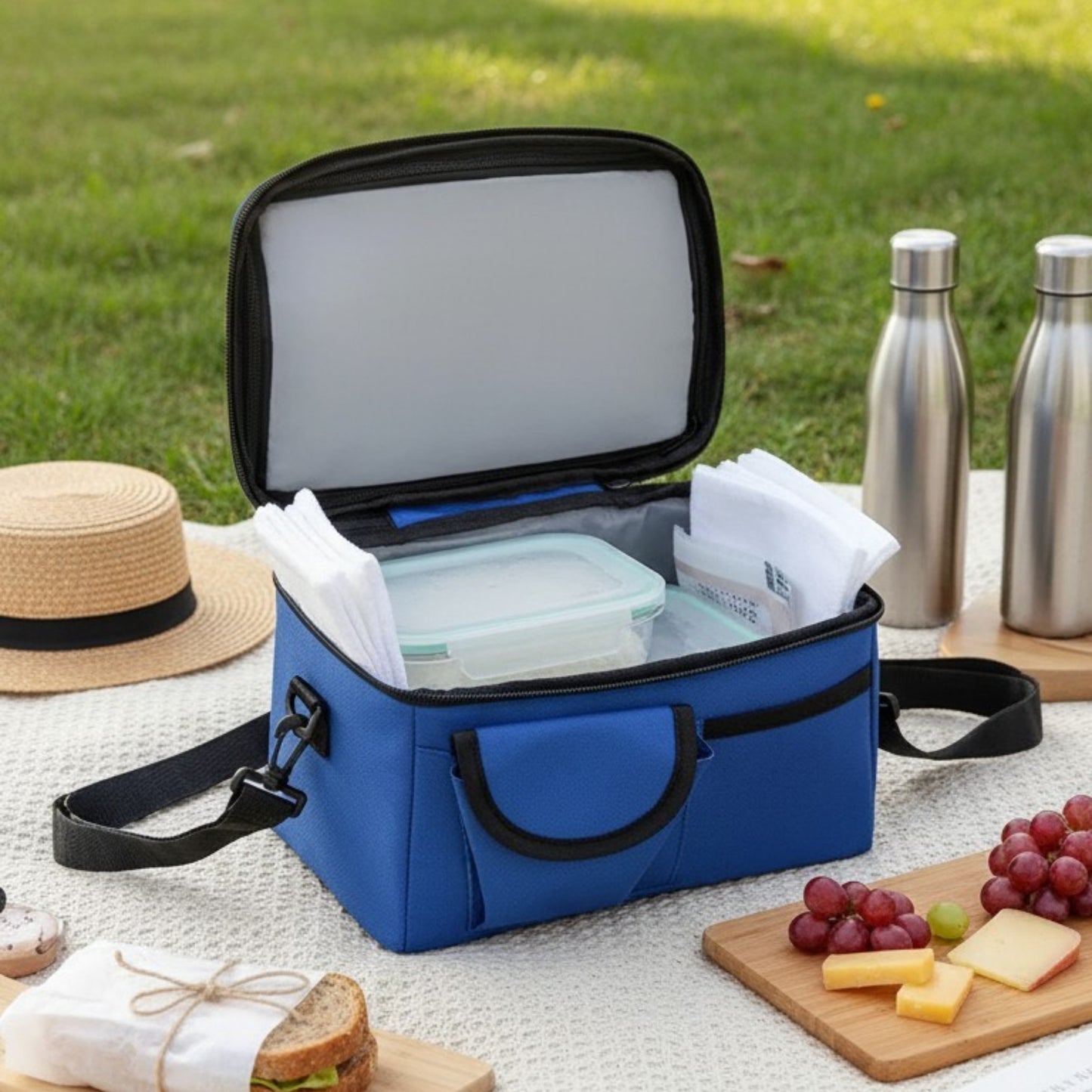 Multi-Color Insulated Lunch Bag