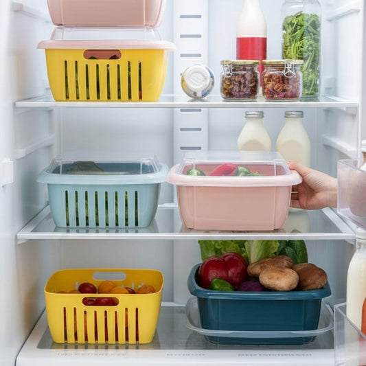 Multi-Layer Fridge Storage Basket Set