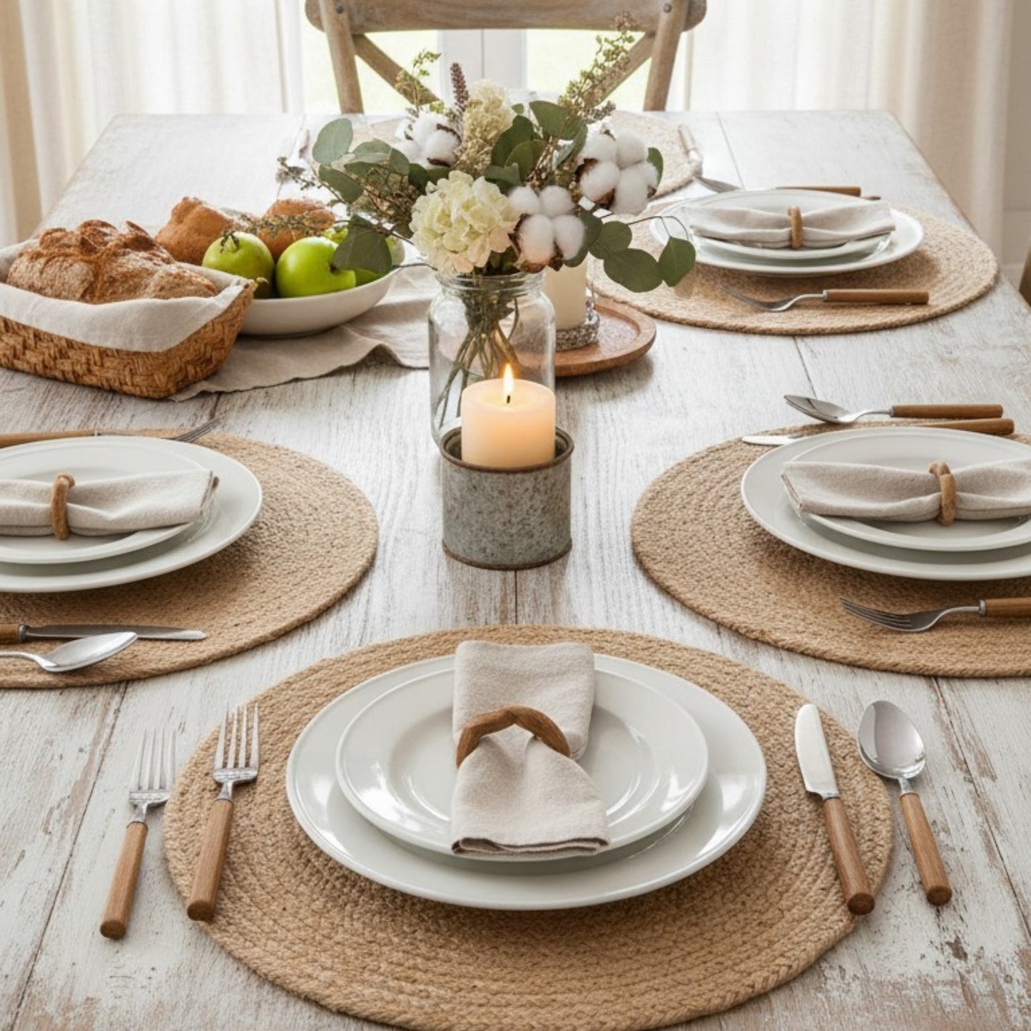 Natural Woven Jute Placemat