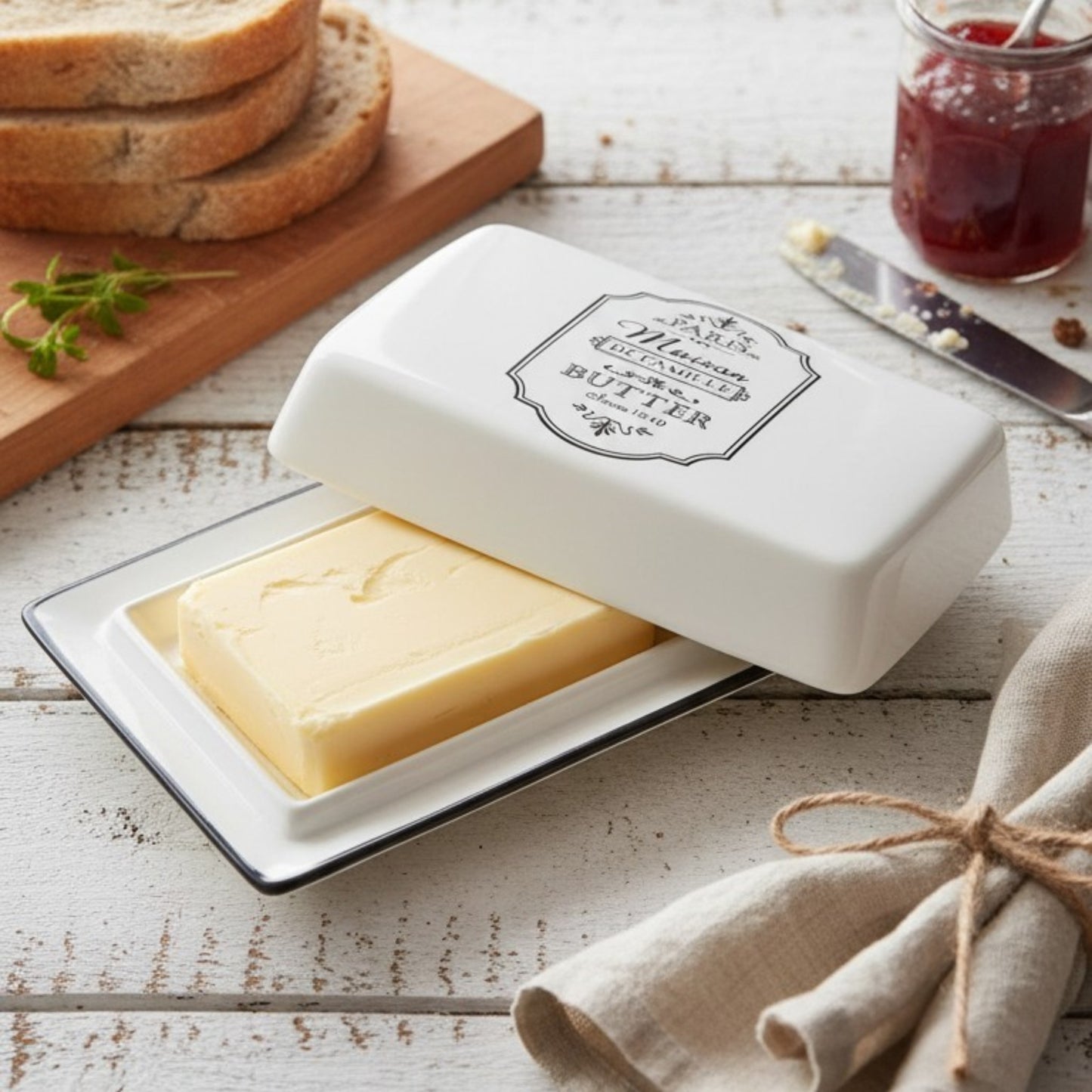 Paris Maison Butter Dish – Enamel