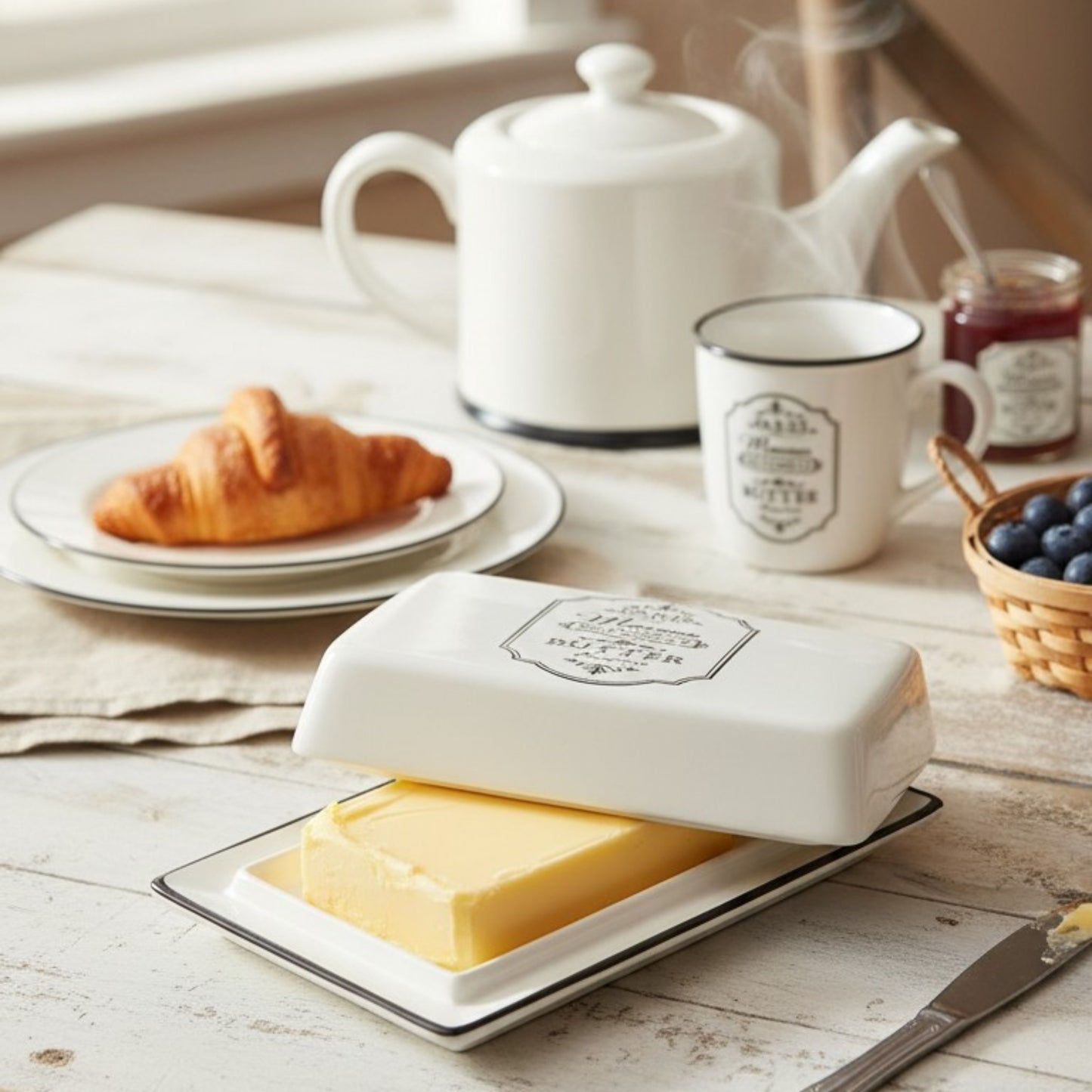 Paris Maison Butter Dish – Enamel