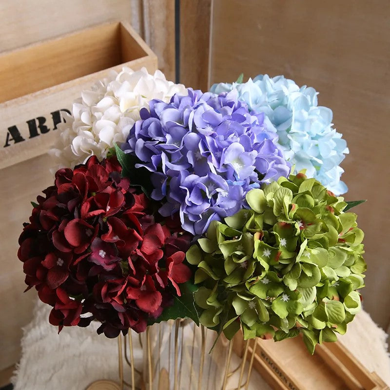 Artificial Hydrangea Flower Stem